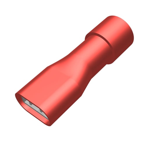 Burndy - Burndy FQN18F25X03D Fully Insulated Nylon Female Quick Disconnect For 22 - 18 AWG (25 x 03)