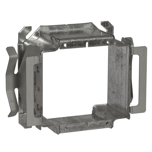 Raco Manufacturing - Raco 796B 2-Gang BLOCK-LOC 4" Square Tile Cover, 2" Deep