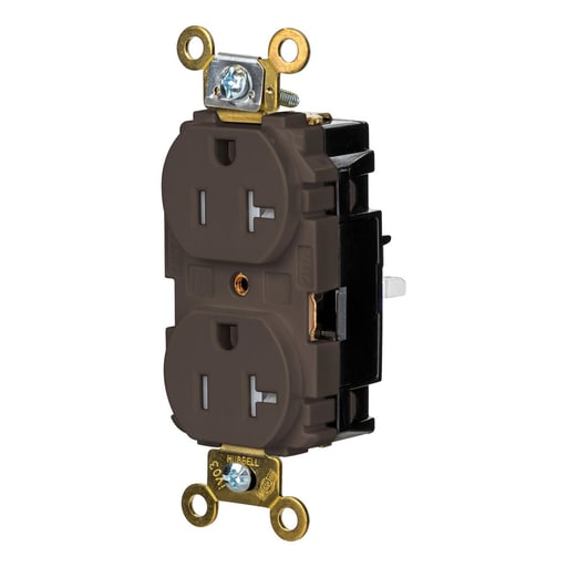 Hubbell Wiring Device - HWDK HBL5362STTR EDGE, DPLX RCPT, I