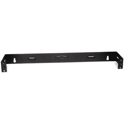 Hubbell Wiring Device - Hubbell Wiring Devices HPWWB1U4 4 x 1.75 Inch Black Powder Coated Steel Bottom Hinged Wall Mount Bracket