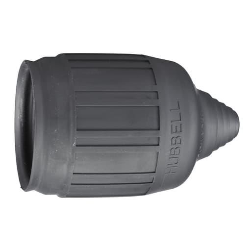 Hubbell Wiring Device - Hubbell HBL6035 Black Straight Blade Weatherproof Boot