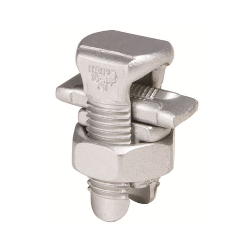 Burndy - Burndy KSU23 Tin-plated, high strength copper alloy SERVIT with spacer Spacer separates dissimilar conductors and provides long contact length that prevents high pressure point contacts between run and tap conductors, 148" L