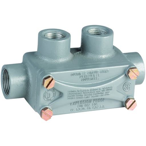 Killark - Killark XLRT-22 X-Series - Aluminum Conduit Body - LRT Type - Hub Size 3/4" -Volume 7.0 Cubic"es
