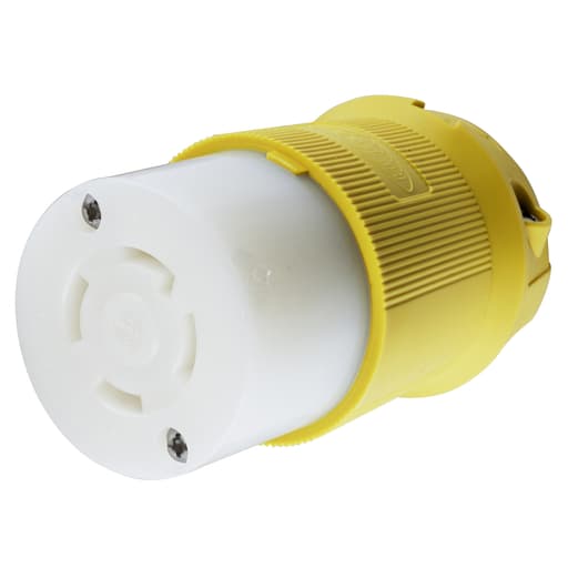 Hubbell Wiring Device - Hubbell HBL27CM13 Locking Connector, CM, 30A 125/250V L14-30R