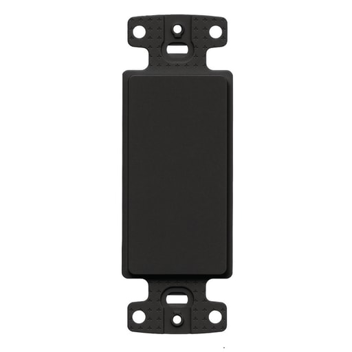 Hubbell Wiring Device - HPW NS620BK PLATE, DECORATOR FRAME,