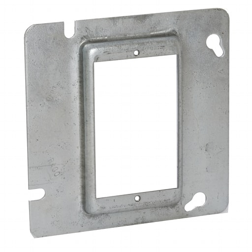 Raco Manufacturing - Raco 837 4-11/16" Square Mud-Ring, For 1 Device, Raised 1/2"