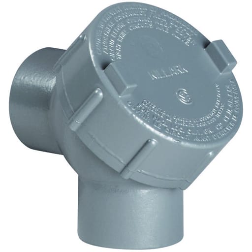 Killark - Killark Y-4 90± 1-1/4" Aluminum, Capped Elbow