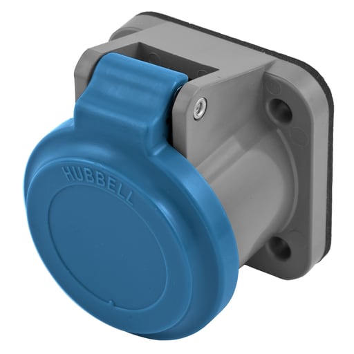 Hubbell Wiring Device - Hubbell HBLNCBL Single Pole, NON-MET COVER, BLUE