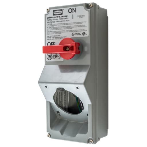 Hubbell Wiring Device - Hubbell HBLMITL Unfused Mechanical Interlock Switch Safety Enclosure