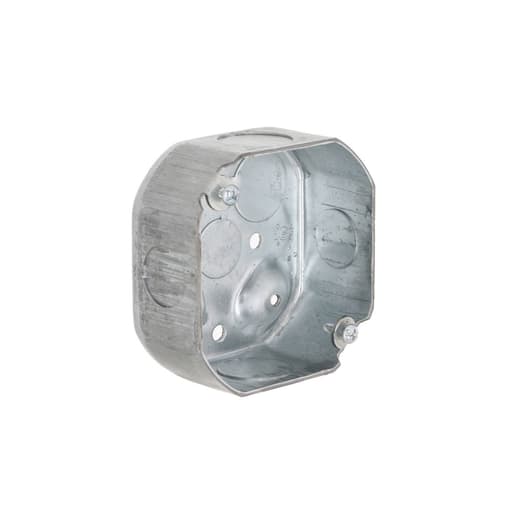Raco Manufacturing - Raco 127 4" Octagon Box, 1-1/2" Deep, 1/2" & 3/4" Side Knockouts