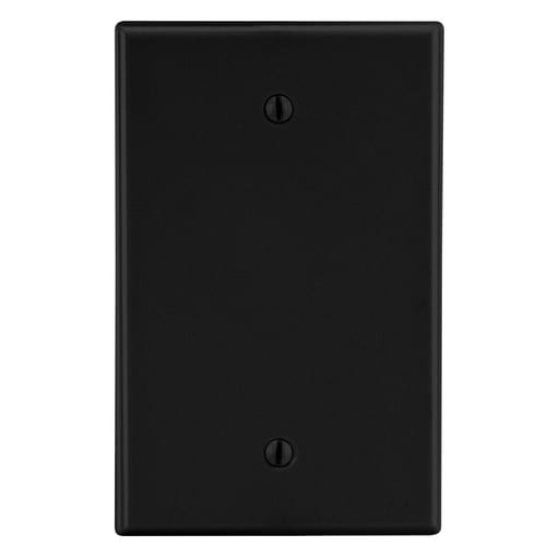 Hubbell Wiring Device - HWDK P13BK WALLPLATE, 1-G, BOX MT B