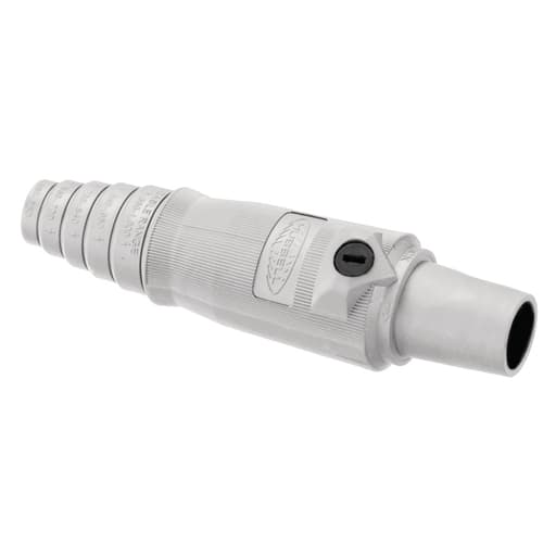Hubbell Wiring Device - Hubbell HBL400FW 400 Amp 600 VAC 250 VDC 1-Pole White FeMale Plug