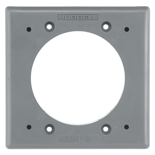 Hubbell Wiring Device - Hubbell HBL2030AP Watertight Pin and Sleeve Device Straight Wall Box Adapter