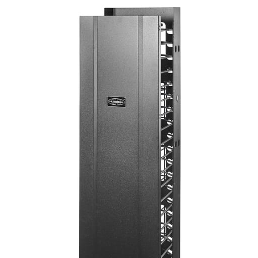 Hubbell Wiring Device - HCI VM620 MAX VRT CBL MGR,6W,20D,DB