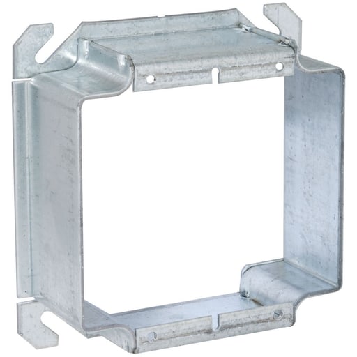 Raco Manufacturing - Raco 795 4" Square Mud-Ring, For 2 Devices, Raised 1-1/2", for Tile