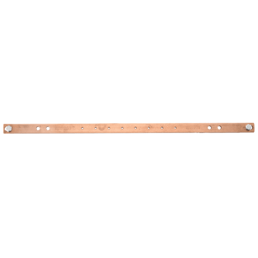 Hubbell Wiring Device - Hubbell Wiring Devices HBBBHR19KT 3/4 x 19 Inch Horizontal Rack Bonding Busbar