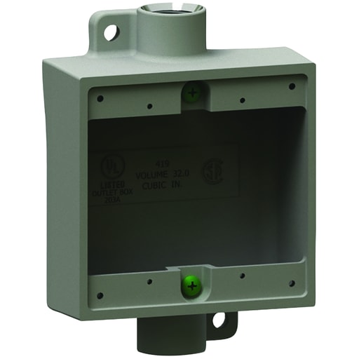 Killark - KLRK 2FSC-3 DEVICE BOX 2GANG SHLW A