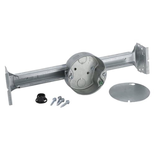 Raco Manufacturing - Raco 926 KWIK-BRACE with 1-1/2" Deep Box for New Construction, Two 1/2" KO's