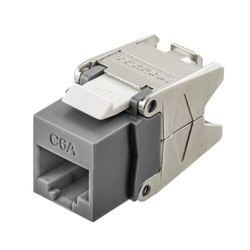 Hubbell Wiring Device - HPW HJU6AGY JACK, HJU6A, CAT6A, UNI