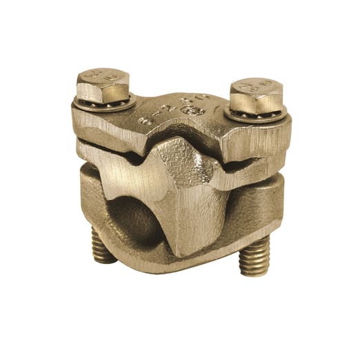 Burndy - Burndy QPX2C2C VERSITAP™ Mechanical Parallel Clamp for Copper/Copperweld; Accommodates: Run: #6 - #2 AWG; Tap: #6 - #2 AWG