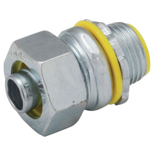 Raco Manufacturing - Raco 3520 2-1/2" Straight Liquidtight Connector, Insulated, Malleable Iron