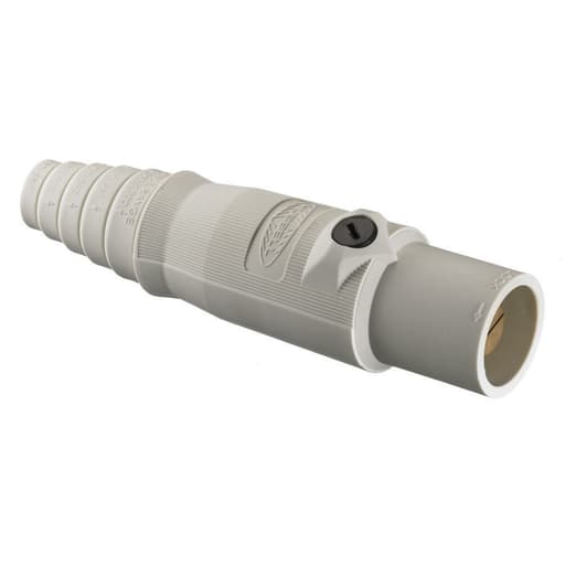 Hubbell Wiring Device - Hubbell HBL300MW 300 Amp 600 VAC 250 VDC 1-Pole White Male Plug