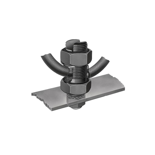 Burndy - Burndy K2C22 Connector, Servit Post, Type K2C For 2 Wire, 3/8" Stud