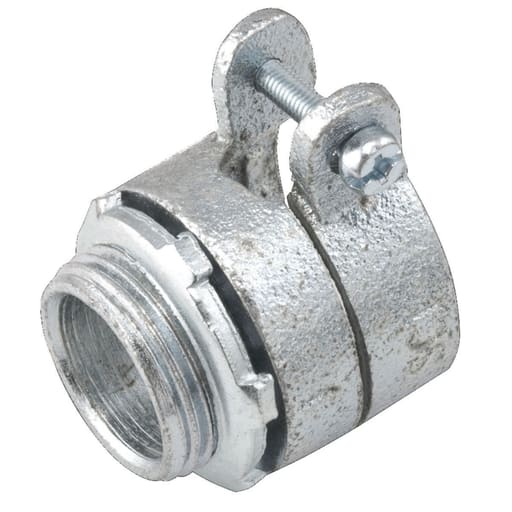 Raco Manufacturing - Raco 2101 3/8" Flex Straight Squeeze Connector, Non-insulated