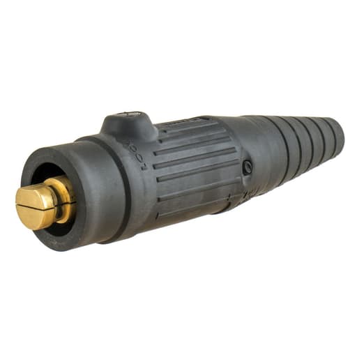 Hubbell Wiring Device - Hubbell HBL18300MBK SING POL, SER 18, 300A Male PL, BLACK