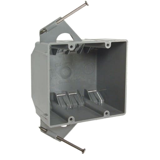 Raco Manufacturing - Raco 7835RAC 2-Device Non-Metallic Cable Box w/Nails, 32.5 cu. in.