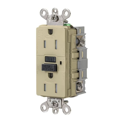 Hubbell Wiring Device - HWDK GFSG5262I 15A 125VAC INDUSTRIA