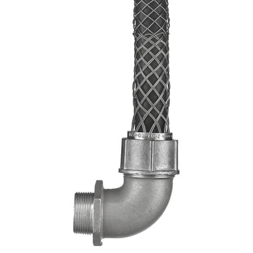 Hubbell Wiring Device - Hubbell / Kellems 074011229 Deluxe Cord Grip, 90 Degree Male, 1.000-1.125", 1" with Mesh