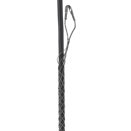 Hubbell Wiring Device - Hubbell / Kellems 02401042 Support Grip, Offset Eye, Single Weave, Closed Mesh, Stainless Steel, 1.20" - 1.50"