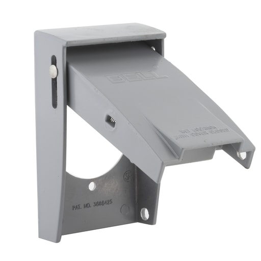 Raco Manufacturing - Bell 5030-0 RAYNTITE® 1-Gang Weatherproof Cover, 2.156" Dia. Hole (30-50A Receptacle)
