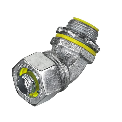 Hubbell Wiring Device - HWDK H03841 45 DEG MALE L/T CONN, 3