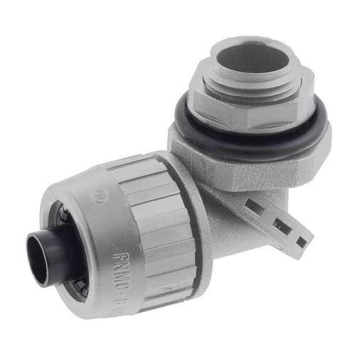 Hubbell Wiring Device - Hubbell PS0509NGY 1/2 Inch Gray Male Non-Metallic Liquidtight Conduit