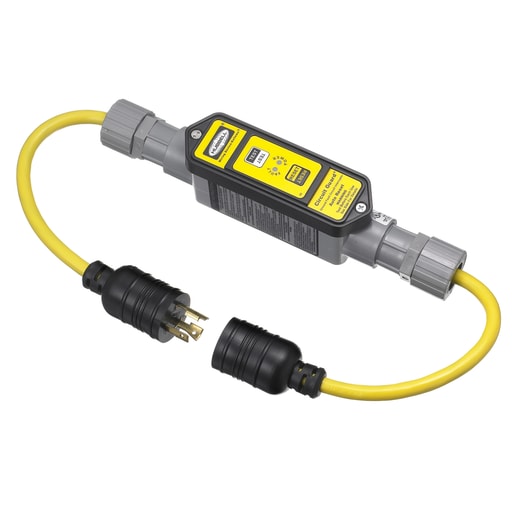 Hubbell Wiring Device - Hubbell GFPIL20250LKA20A/250V INLINE L6-20 LOCKING AUTO
