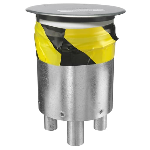 Hubbell Wiring Device - Hubbell S1R4PTFITCHI S1R 4, THROUGH FLOOR FITTING, NO JB
