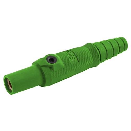 Hubbell Wiring Device - Hubbell HBL15FGN SINGLE POLE SER 15 FeMale Plug, 150A, GN