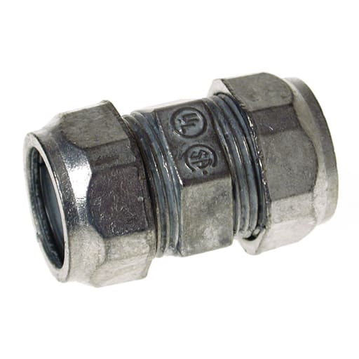 Raco Manufacturing - Raco 2823 3/4" EMT Compression Coupling, Uninsulated, Die Cast