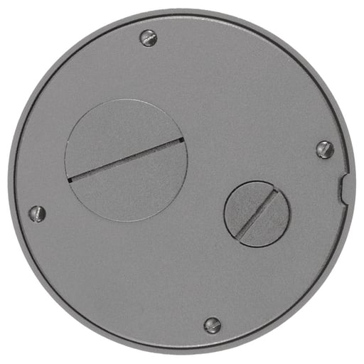 Hubbell Wiring Device - Hubbell S1SPFFTGY SUBPLATE, TILE FURN FEED, SYS 1, GY