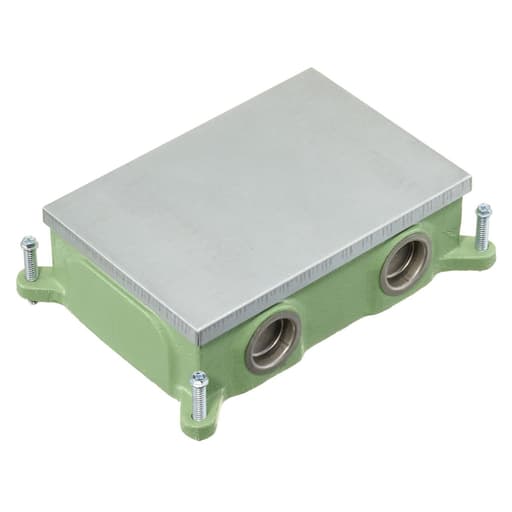 Hubbell Wiring Device - HWDK FB4214 RECT FLOORBOX, CAST IRO