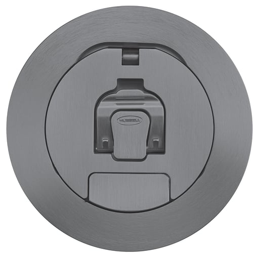 Hubbell Wiring Device - HPW CFBS1R4CVRGRY S1R FB 4 COVER, G