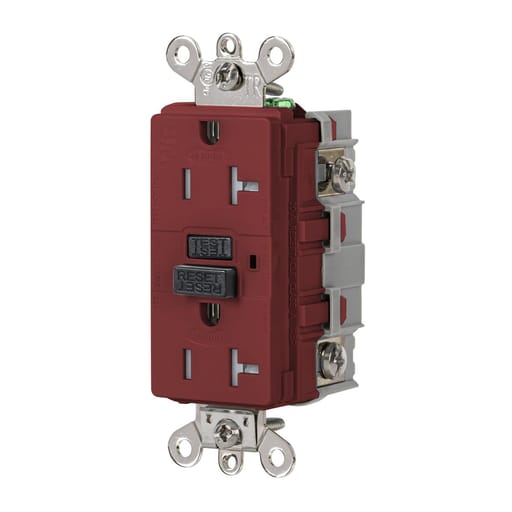 Hubbell Wiring Device - HWDK GFSG5362R 20A 125VAC INDUSTRIA