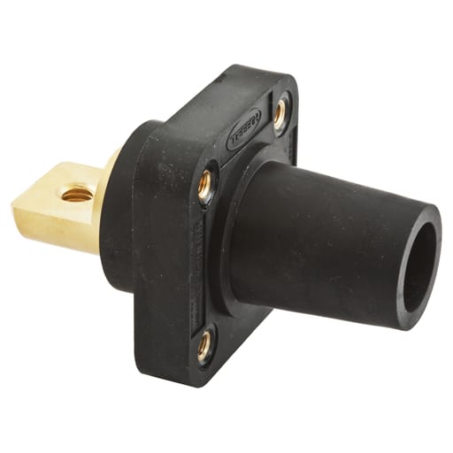 Hubbell Wiring Device - Hubbell HBLFRBBK Single Pole, 300/400A FeMale BUS RECEP, BK