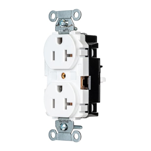 Hubbell Wiring Device - HWDK 5352STW EDGE, PRO RCPT, COM,