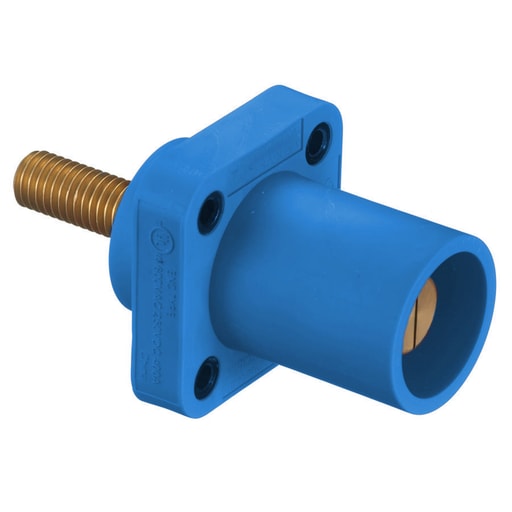 Hubbell - Hubbell HBLMRSCBL Single Pole, 300/400A Male STUD RECEP, BL, T