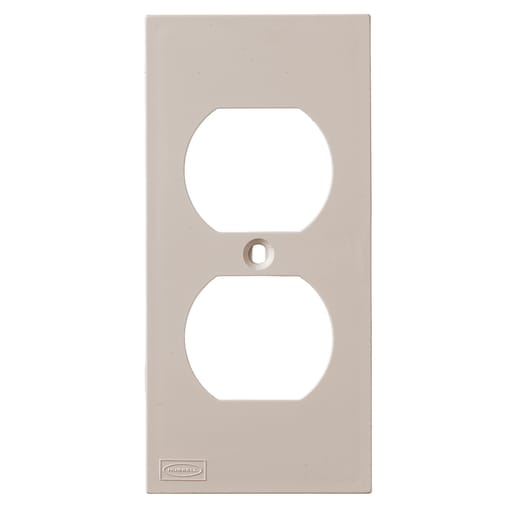 Hubbell Wiring Device - HWDK KP8AL KP DUPLEX, ALMOND (MS90