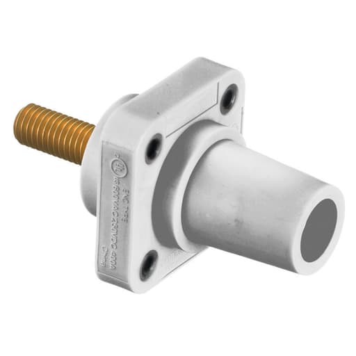 Hubbell - Hubbell HBLFRSCW Single Pole, 300/400A FeMale STUD RECEP, WH, TH