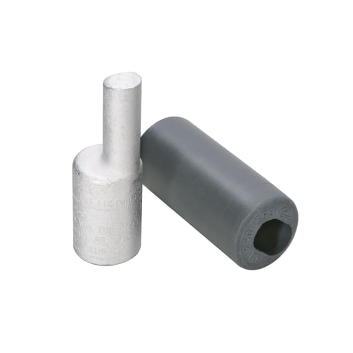 Burndy - Burndy AYPO600 Aluminum Compression Pin Adapter, 600 kcmil, 073" Plug Dia, 164" Plug length, Al/Cu Rated, Tin Plated